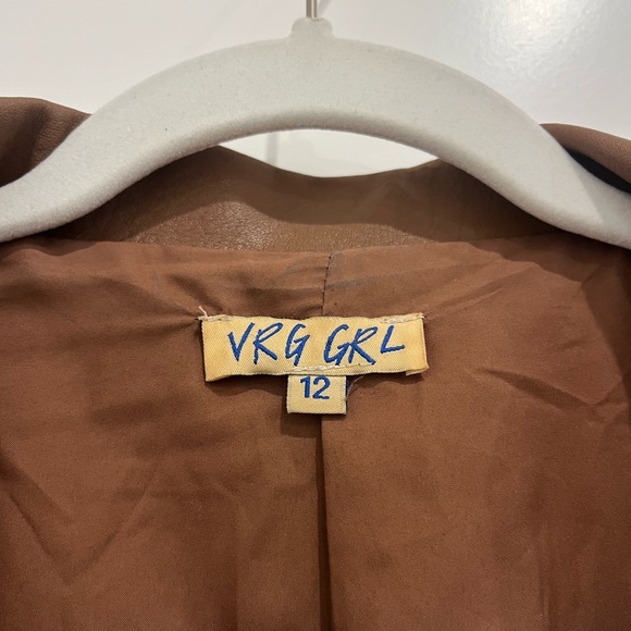 VRG GRL Fashion Status 90's Jacket // Tan - Picture 5 of 6